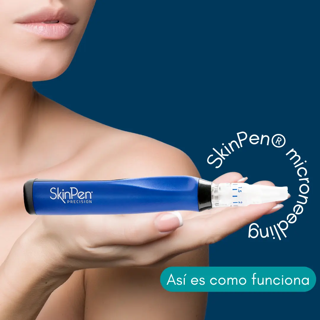 Publicidad del tratamiento de Skinpen